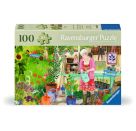 Ravensburger Puzzle 12001362 - Gartenarbeit - Puzzle für ältere Menschen und Senioren, mit 100 griffigen Puzzleteilen,
