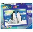 Ravensburger CreArt - Malen nach Zahlen 25888 - Pinguin-Familie - ab 9 Jahren
