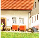 BUSCH H0 Paletten Baustelle