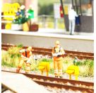 BUSCH H0 A-Set: Rangierer Wagenm.Ep.5