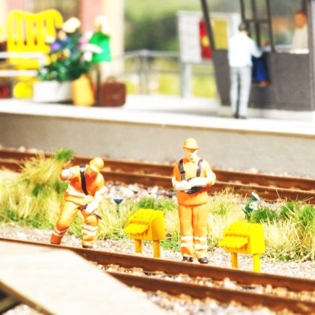 BUSCH H0 A-Set: Rangierer Wagenm.Ep.5