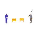 BUSCH H0 A-Set: Rangierer Wagenm.Ep.3