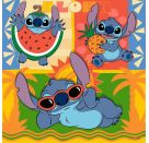 Ravensburger Kinderpuzzle - 12004114 Disney Stitch - Puzzle für Kinder ab 5 Jahren, mit 3x49 Teilen