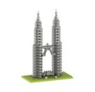 Petronas Towers 3D Konstruktionsbausatz aus Ministeinen