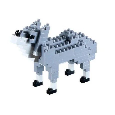 Wolf 3D Konstruktionsbausatz aus Ministeinen
