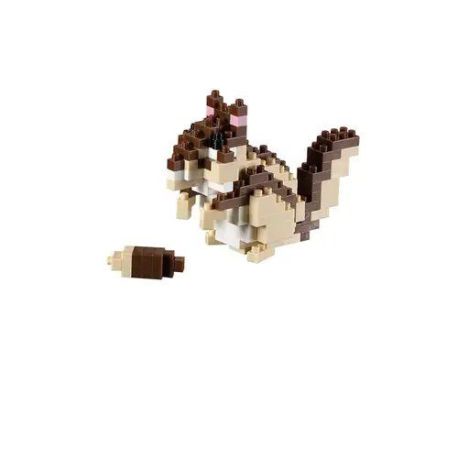 Streifenhörnchen 3D Konstruktionsbausatz aus Ministeinen