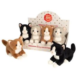 Teddy Hermann Katzen 3-farb. sort. 20 cm