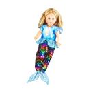 Puppen-Outfit Meerjungfrau Ava mit Wendepailletten, Gr. 28-35 cm