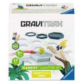 Ravensburger GraviTrax Element Adapter-Set - Erweiterbare Kugelbahn für Kinder, Interaktive Murmelbahn, Lernspielzeug