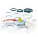 Ravensburger GraviTrax Element Adapter-Set - Erweiterbare Kugelbahn für Kinder, Interaktive Murmelbahn, Lernspielzeug