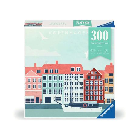 Ravensburger 12000769 Puzzle City Kopenhagen 300 Teile