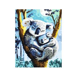 Malen nach Zahlen - Koala mit Baby