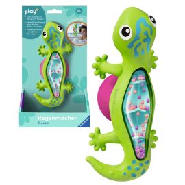 Ravensburger 4870 Play+ Regenmacher: Gecko, Musikinstrument, Mini-Rassel, Saugnapf-Spielzeug, Badespielzeug, Baby-Spie