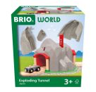 BRIO World - 36044 Tunnel mit Sprengfunktion | Zugset für Kinder ab 3 Jahren