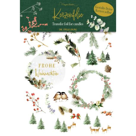 Kerzenfolie Zauberhafter Winterwald - M. Bastin