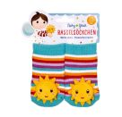 Rasselsöckchen Sonne - BabyGlück, one size (2-12 Monate)