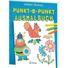 Punkt-zu-Punkt-Ausmalb.(blau