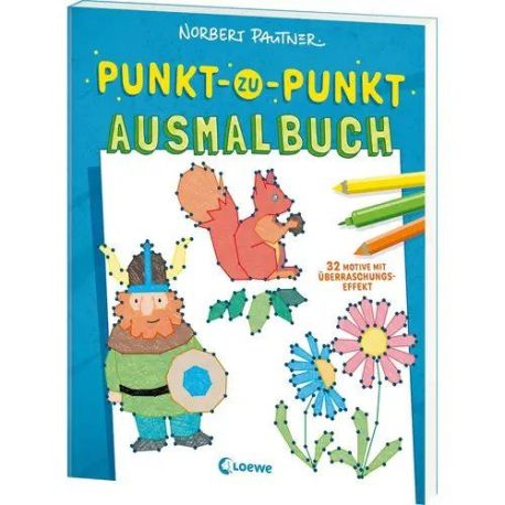 Punkt-zu-Punkt-Ausmalb.(blau
