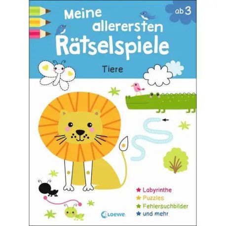 Meine allerersten Rätselspiele - Tiere