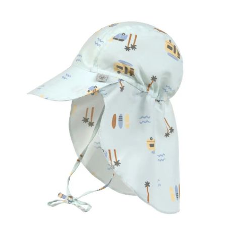 LSF Sun Protection Flap Hat Camper sea foam,