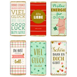 Glücks-Schokolade - Viel Glüc