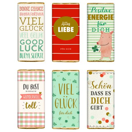 Glücks-Schokolade - Viel Glüc