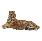 Papo 50156 Liegende säugende Tiegerin