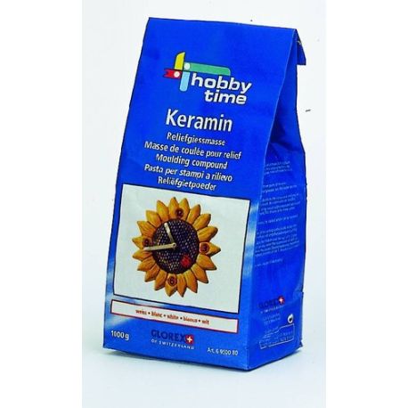 Keramin Giesspulver 1kg weiss