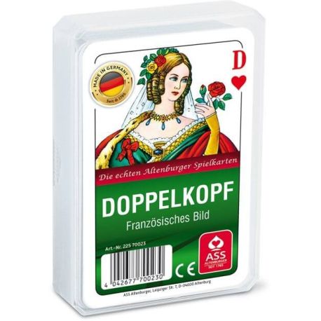 ASS Doppelkopf, französisches Bild. Kartenspiel
