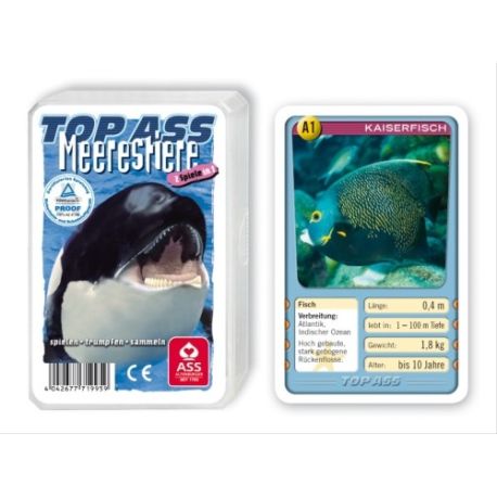 ASS TOP ASS Meerestiere. Kartenspiel