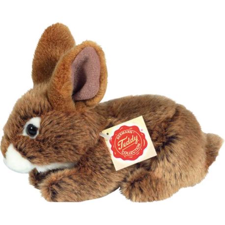 Teddy Hermann Hase sitzend, braun, ca. 19 cm