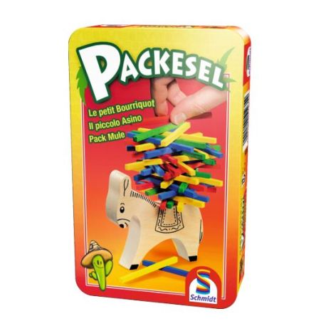 Schmidt Spiele Packesel Mitbringspiel in der Metalldose