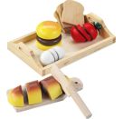 Holztablett   Holzmahlzeit