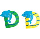 SpielMaus Holz Buchstabe D, 2-fach sortiert