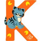 SpielMaus Holz Buchstabe K, 2-fach sortiert
