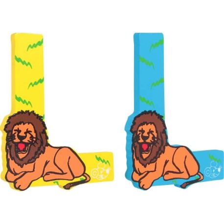 SpielMaus Holz Buchstabe L, 2-fach sortiert