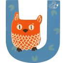 SpielMaus Holz Buchstabe U, 2-fach sortiert