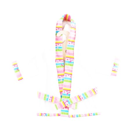 Puppen-Bademantel, klein, Gr. 28-35 cm