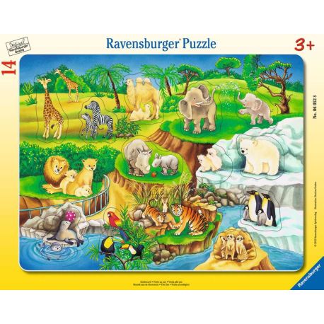 Ravensburger 6052 Puzzle Zoobesuch 8-17 Teile