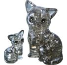3D Crystal Puzzle - Katzenpaar 49 Teile