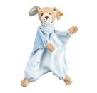 Steiff Gute Nacht Hund Schmusetuch, blau, 30 cm