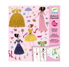 Stickerpuppen: Papier Puppen - Durch die Jahreszeiten