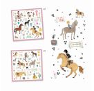 Stickerbögen: Pferde