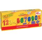 Creathek Magnet Zahlen und Zeichen 48-teilig