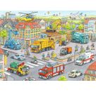 Ravensburger 10558 Puzzle Fahrzeuge in der Stadt 100 Teile XXL