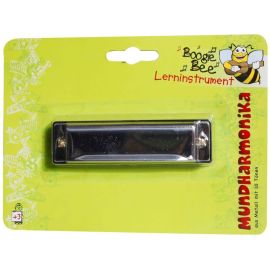 Boogie Bee Mundharmonika Metall, 10,5 cm