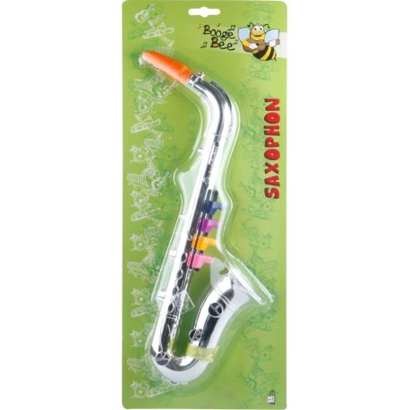 Boogie Bee Saxophon silber, 36 cm