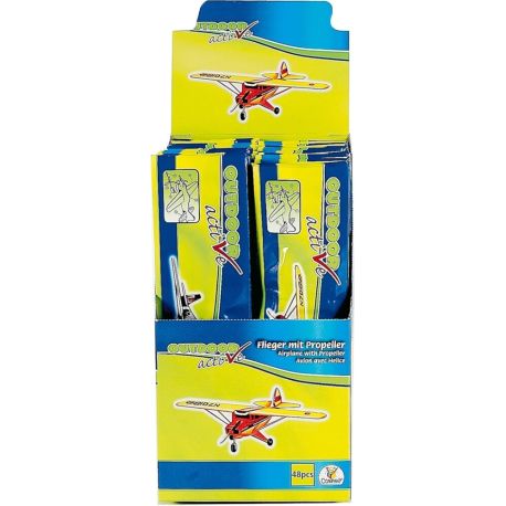 Outdoor active Styropor-Flieger, Länge 18cm, sortiert