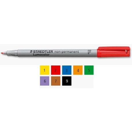 Lumocolor wasserlösl.F schwarz