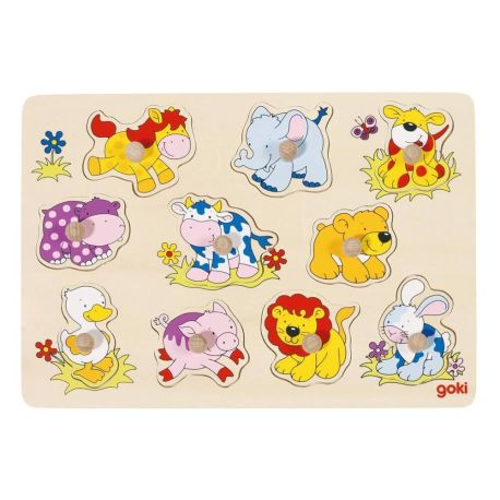 Steckpuzzle Tierkinder II